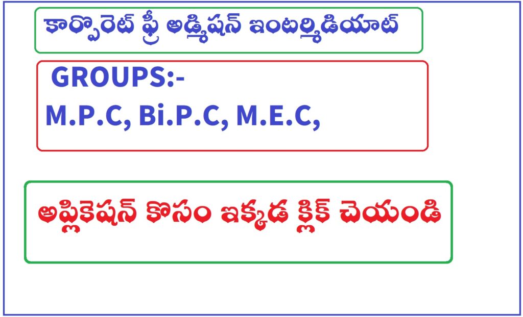 corporate admissions free for intermediate